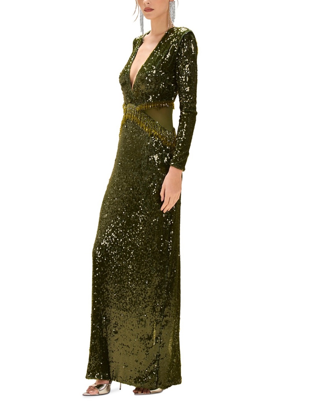 PatBO Bossa Sequined Gown
